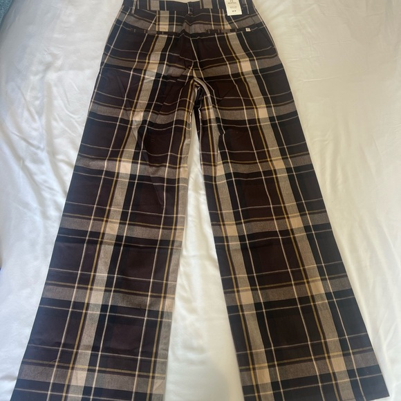 Brixton Denim - Brixton Brown Plaid Flare Jeans